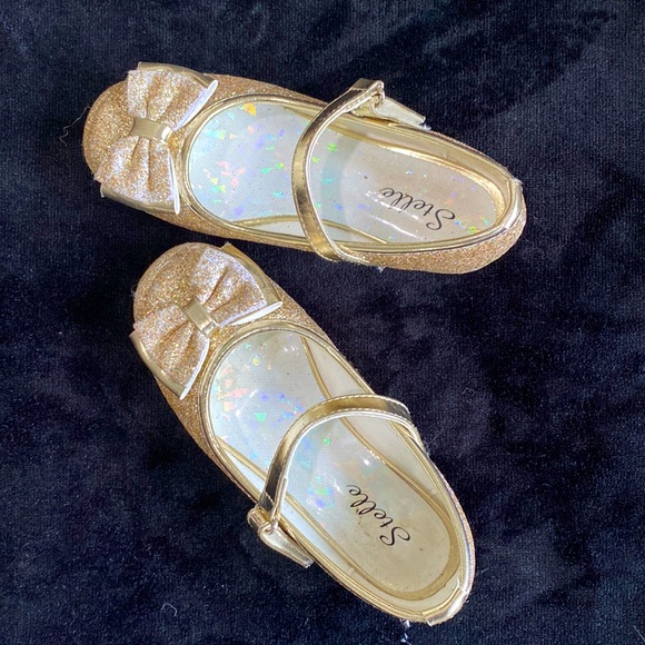 Stelle Shoes Stella Gold Mary Jane Party Shoes Sz 1 Poshmark
